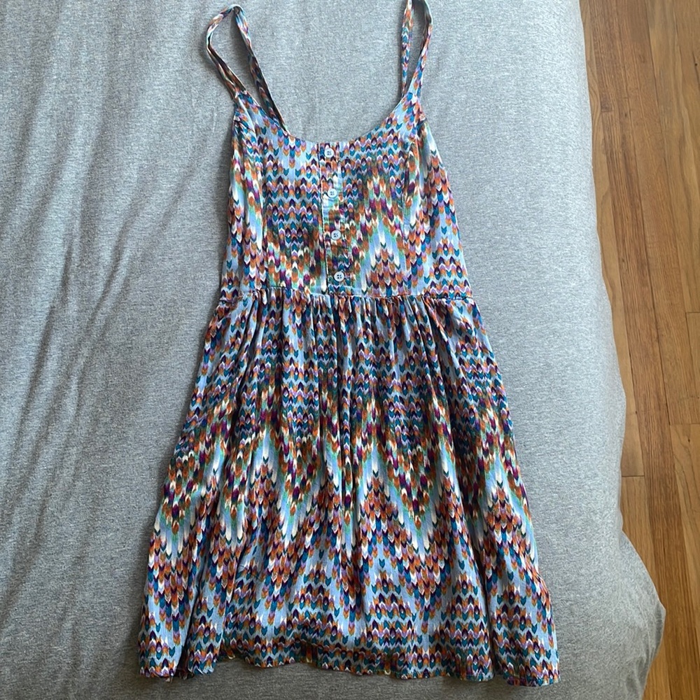 Printed Target Dress